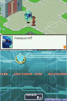 Mega Man Star Force 3 - Black Ace (USA) screen shot game playing